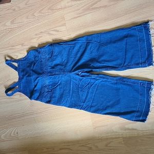 Cropped overalls